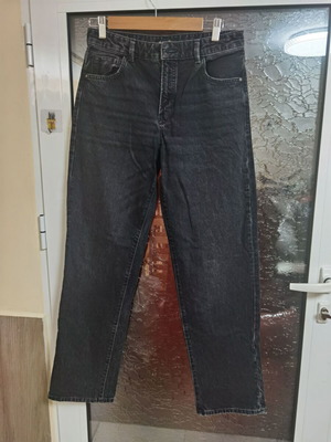 Massimo Dutti women's jeans size 38 like new, black and gray denim