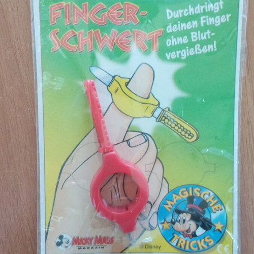 Disney Finger Schwert classic collectible magic prank toy new
