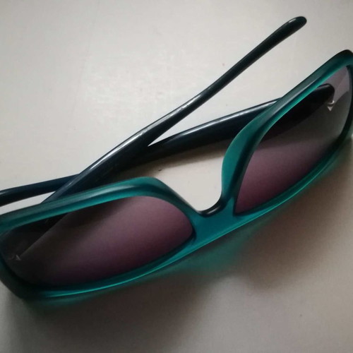 Tous sunglasses used, petrol color
