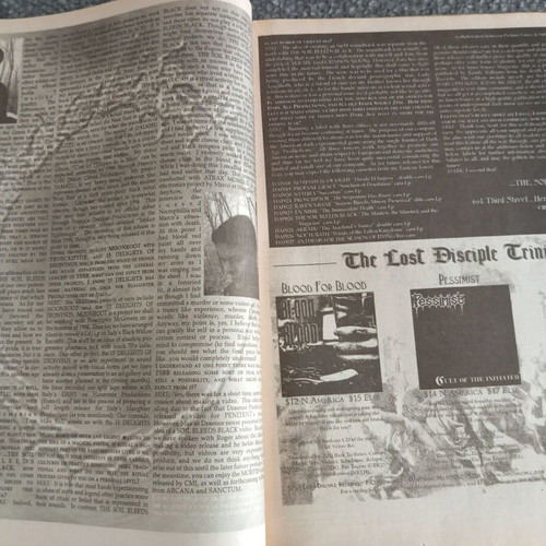 Wormgear #7 fanzine 1998 like new, metal music
