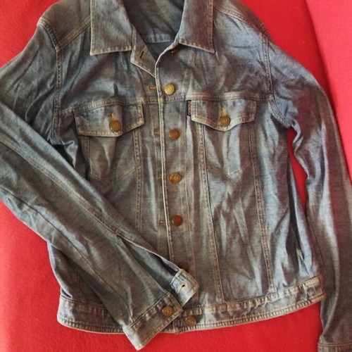 Marks & Spencer denim jacket used, size S, blue, thin