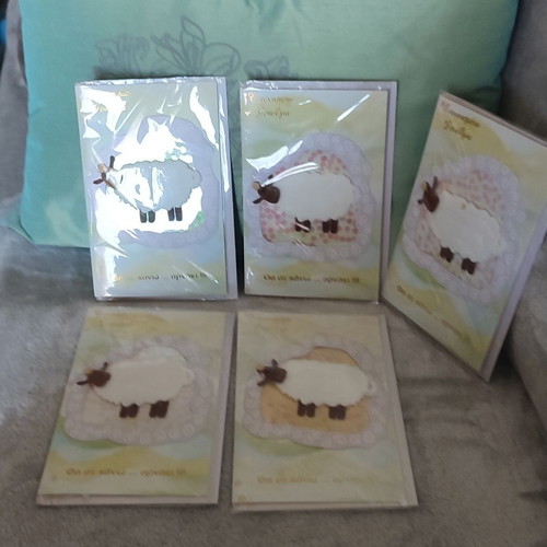 3D Handmade Happy Birthday Card "Lamb" New