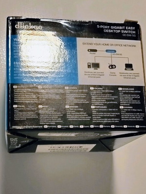 Dlinkgo 5-Port Gigabit Desktop Switch GO-SW-5G sealed new