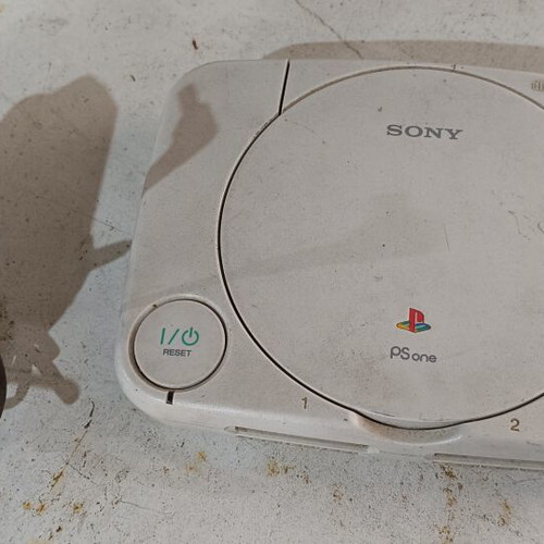 Sony PS one PS1 Slim console used, chipmodded with original SCPH-114 power supply