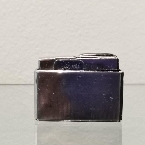 KBL “500” lighter used, vintage metal with black stone
