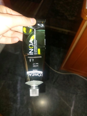 Inoa hair dye shade 4.0 chestnut enhanced used, half tube
