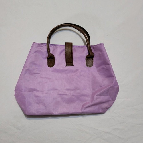 Handbag lilac with brown details like new