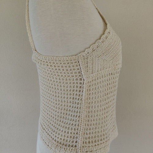 Knitted top, beige, size S