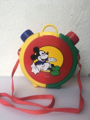 Mickey Mouse children's flask like new with two containers and cup