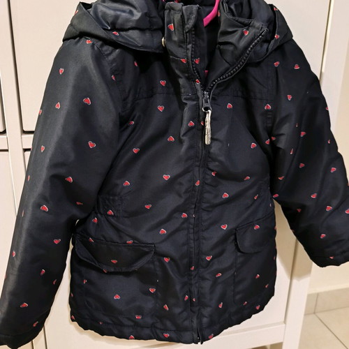 Name It girls' jacket like new with detachable hood