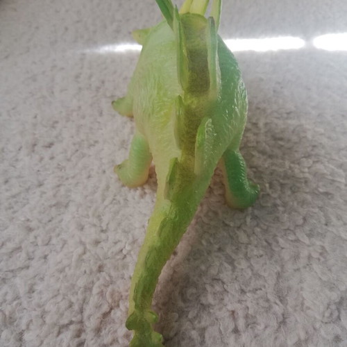 Dinosaur vintage collectible glow in the dark toy used