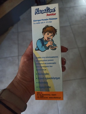 Nasaline Junior nasal wash system like new for children 4-12 years