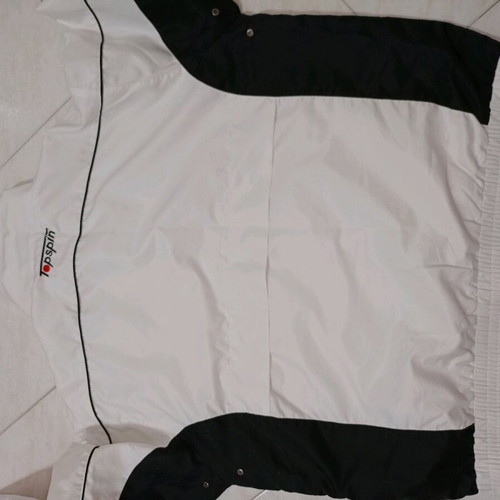 Topspin men's sports jacket black and white size XL like new