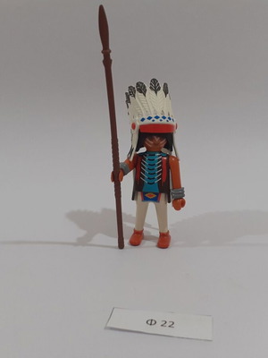 Playmobil Indian Chief #Φ22 like new