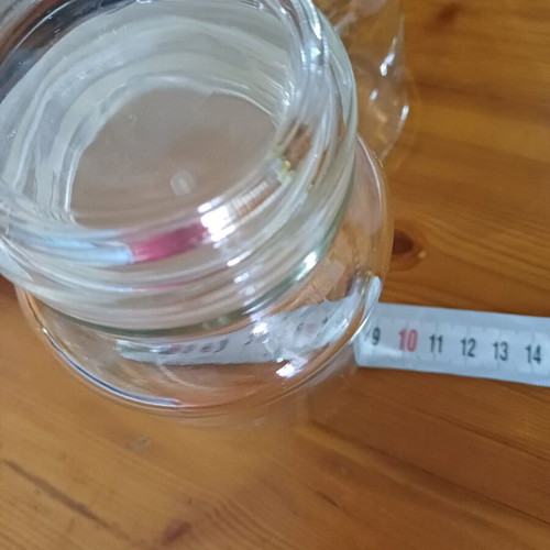 Glass jars new, set of 6 for various uses