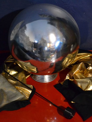 Giant floating zombie ball like new for magicians