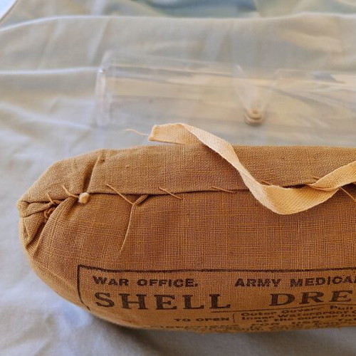Shell Dressing WW2 authentic military bandage September 1942