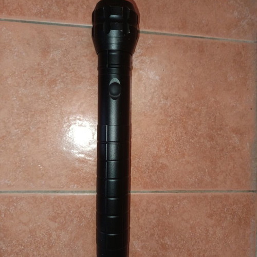 Led flashlight with four-point zoom like new, aluminum, 150m range