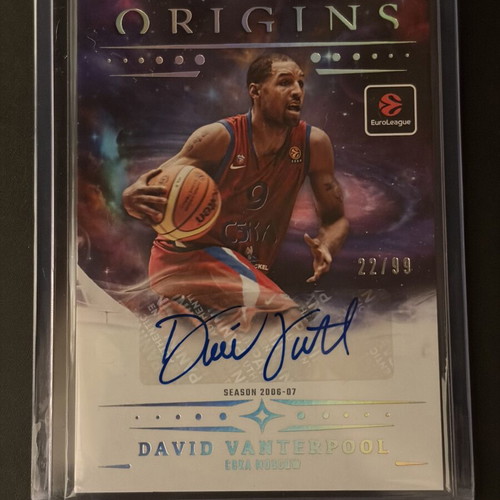 David Vanterpool Panini Origins Euroleague 2025-26 Autographed Card