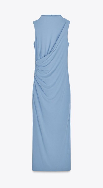 Μίντι φόρεμα ντραπέ Zara