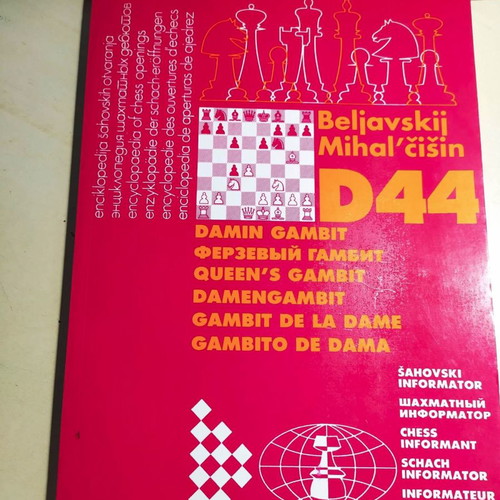 Beljavskij chess book with openings