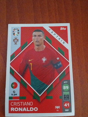 Κάρτα Euro 2024 Cristiano Ronaldo σαν καινούργιο