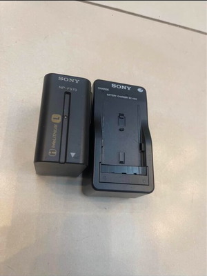 Sony NP-F970 battery and charger used, original