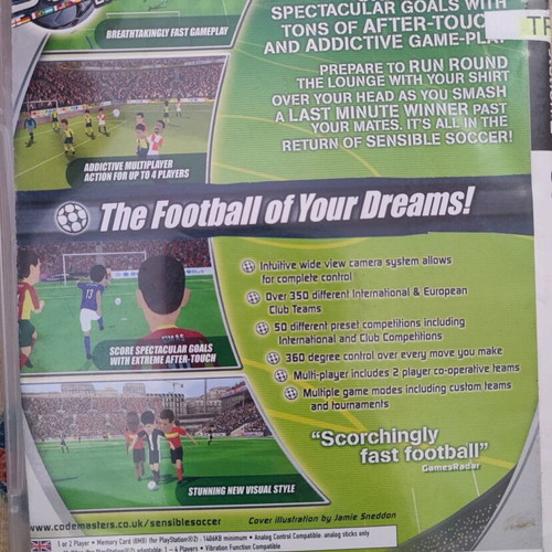 Sensible Soccer 2006 PS2 game used in very good condition