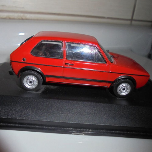 Volkswagen Golf GTI 1976 red miniature car new