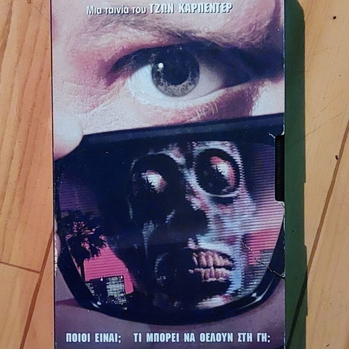They Live VHS vintage sci-fi movie by John Carpenter