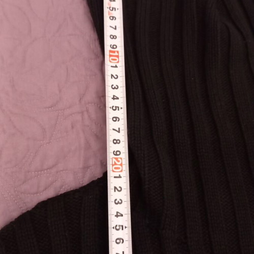 Zara sleeveless sweater, black, size L