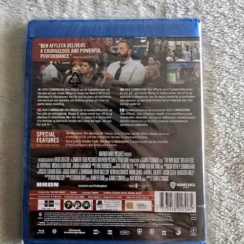 The Way Back Blu-Ray new with Greek subtitles