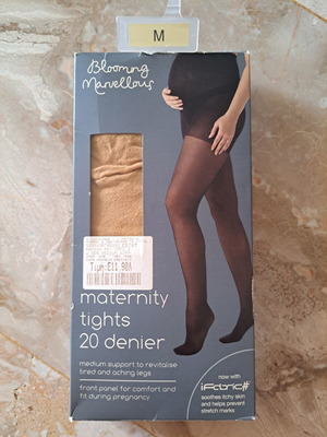 Mothercare καλσόν εγκυμοσύνης 20 denier μέτριο, καινούργιο, μπεζ