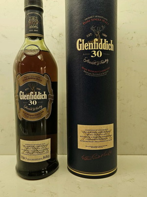 Glenfiddich 30 Year Old Single Malt Whisky new, 700ml, 40% Vol