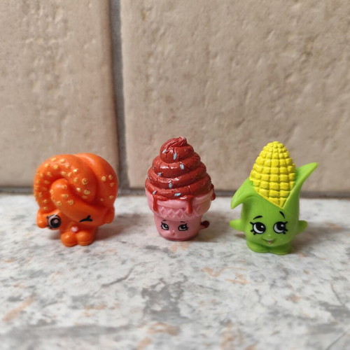 Φιγούρες Shopkins σετ 3 σαν καινούργιο