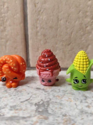 Φιγούρες Shopkins σετ 3 σαν καινούργιο
