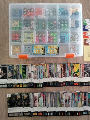 World's Finest Dice Masters pack used with cards and dice