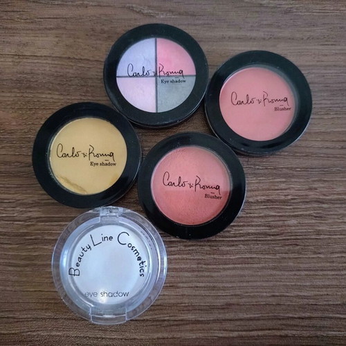 Cosmetics set_5 pieces (3 eyeshadows & 2 blushes)