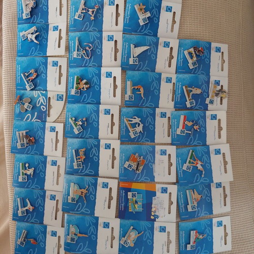 Olympic Games Athens 2004 collectible pins new, set of 40