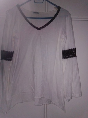 Μπλούζα Marlen μεταχειρισμένη, one size, άσπρη