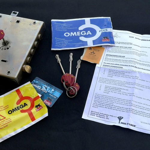 Esety Omega Plus security lock used for armored door
