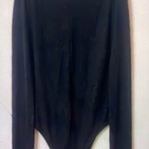 Shein long-sleeve bodysuits, black and pink, size S