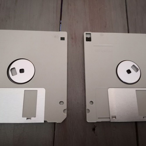 Microsoft floppy disks new, set of 2, 1.44mb 1995