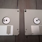 Microsoft floppy disks new, set of 2, 1.44mb 1995