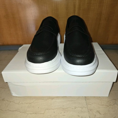 Loafer shoes size 43 new black and white