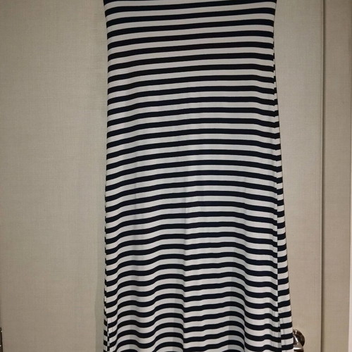 Dress like new, size M, white and blue