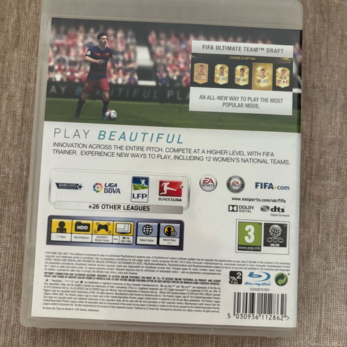 FIFA 16 PlayStation 3 used, full English version