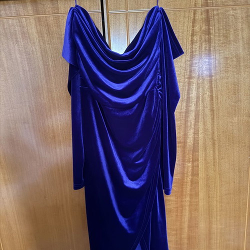 Twenty 29 dress new, velvet, size L 40 12, purple