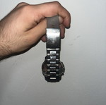Fossil Grant Chronograph Watch FS4736, black dial, stainless steel