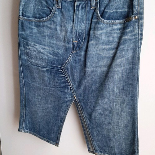 Denim skirt Fornarina used, fitted with slit